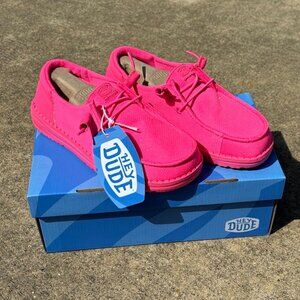 Hey Dude Women's Shoes - Vibrant Pink